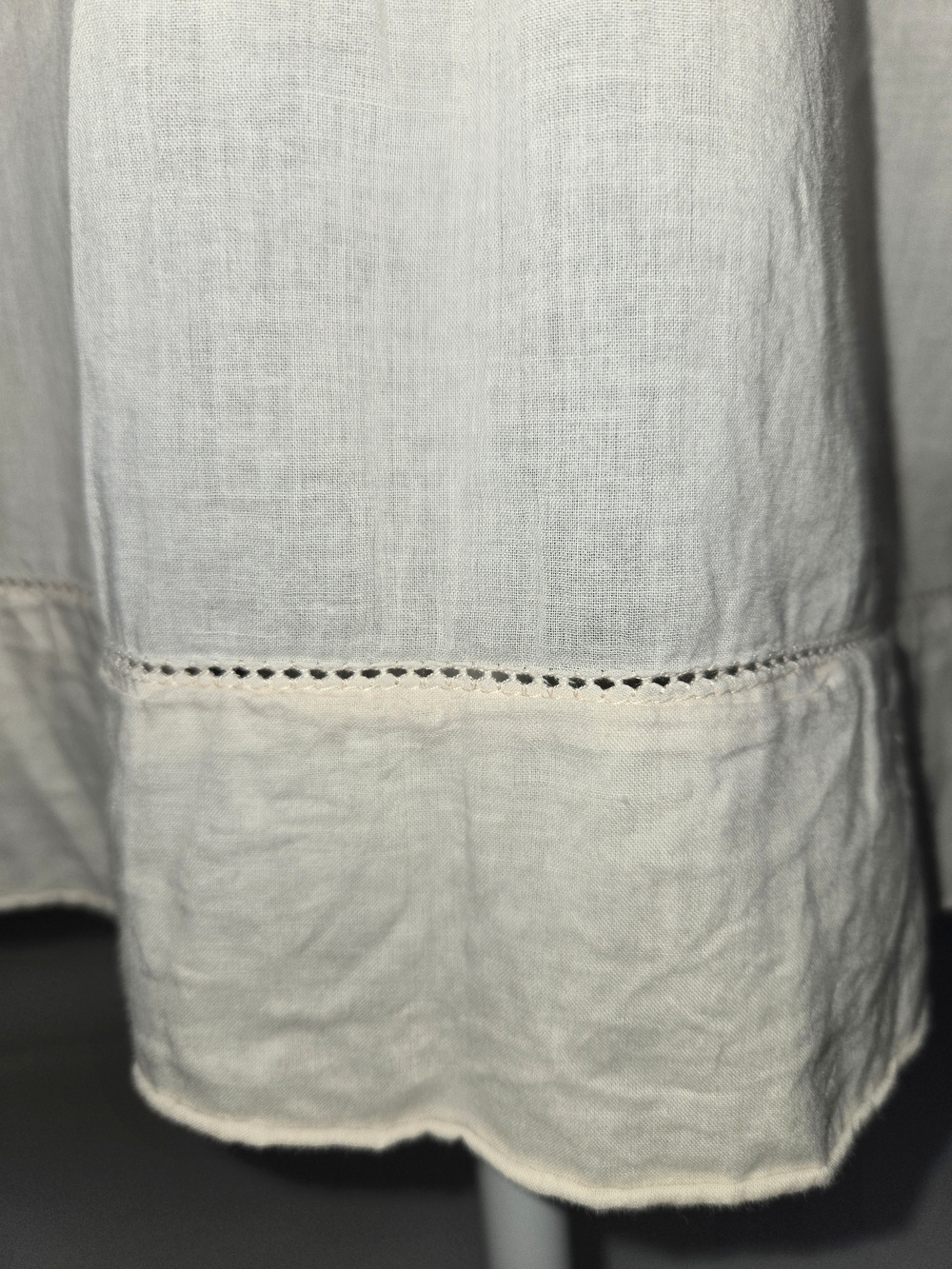 J. Jill Pale Pink Pintuck Peasant Blouse Size Med Petite - Picture 6 of 11